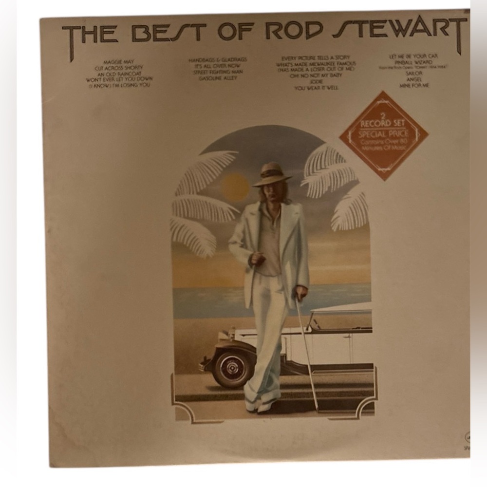 The Best of Rod Stewart Vinyl Record